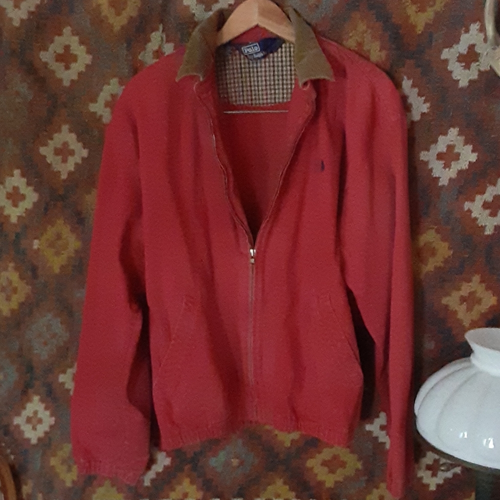 Red Polo Jacket